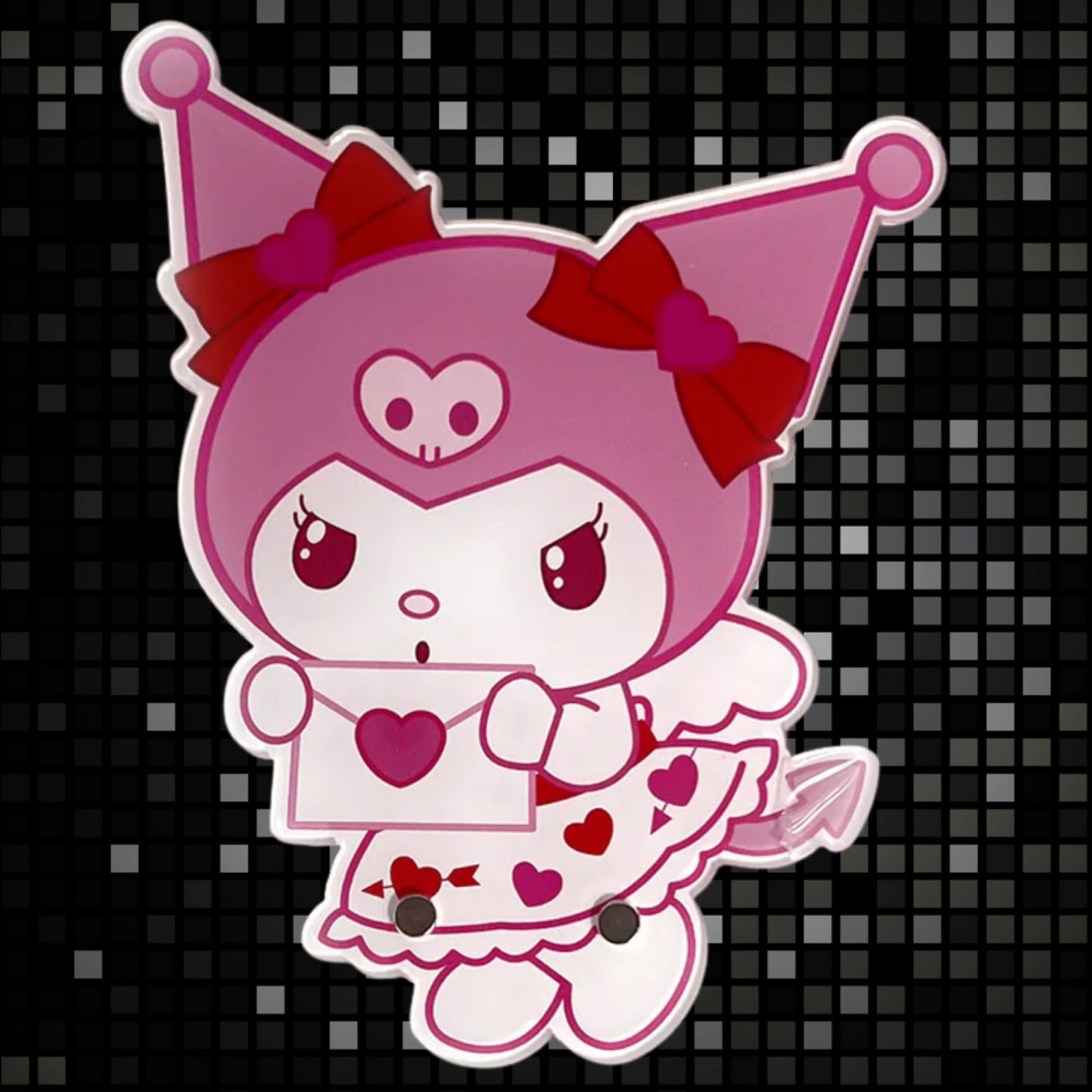 Lash Tile Kuromi Heart image 0