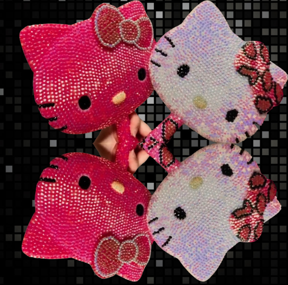 Bling HK Mirror (all red, pink cheetah left in stock) image 0