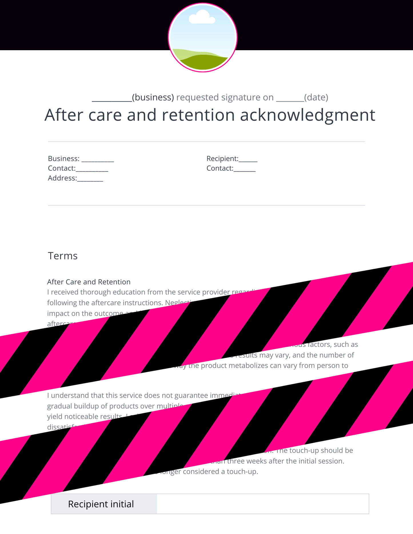 Additional Consent Form