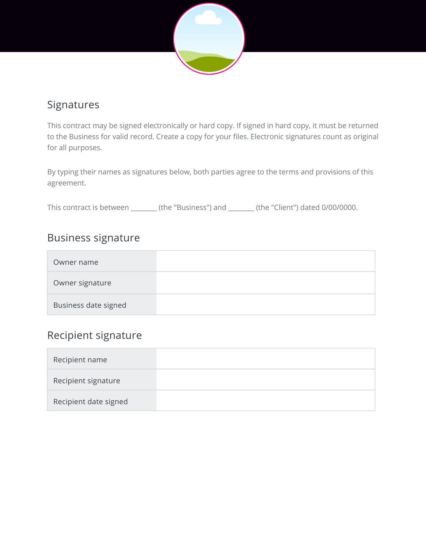 Additional Consent Form